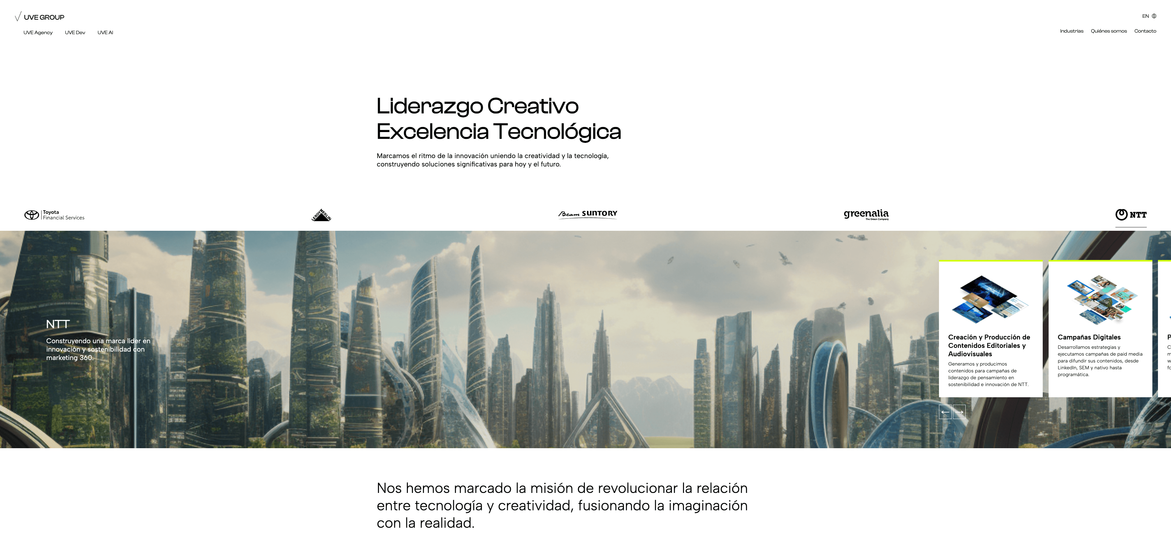 Home EN - UVE GROUP